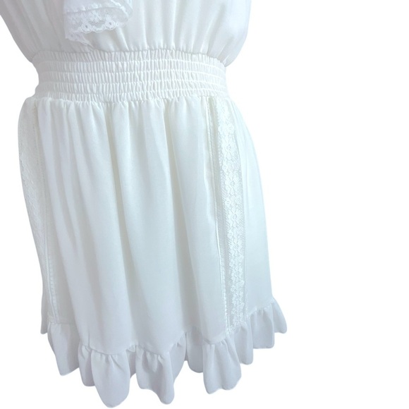 Liu-Jo Amaryll Mini Ruffle Flounce Lace Dress - Picture 5 of 13